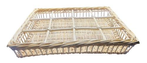 Rattan tray low openwork - rattan,