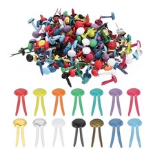 200 PCS Paper Brass Fasteners