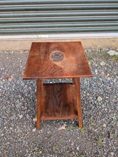 Antique Oak Arts & Crafts Side