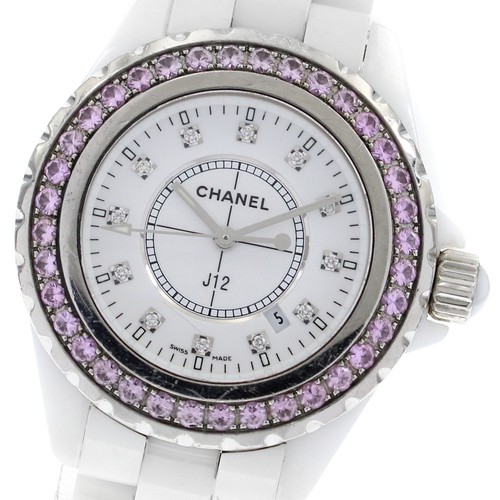 Chanel j12 h2010 pink sapphire - chanel,
