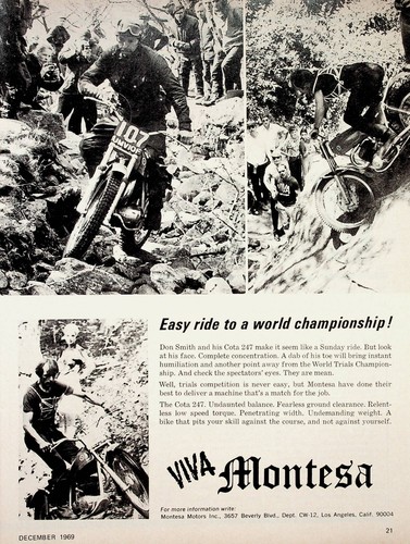 1969 montesa cota - 1969, don
