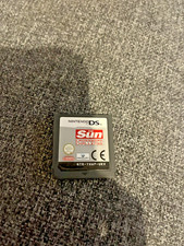 Nintendo DS THE SUN CROSSWORD CHALLENGE Sanuk Games Video Game