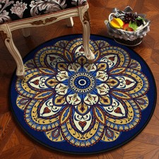 Ethnic Round Carpet Area Rug