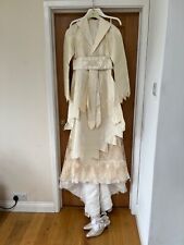 jacket size 12 ivory silk