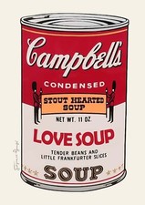 ANDY WARHOL CAMPBELLS LOVE