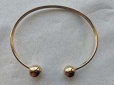 9ct Gold Small Torque Bangle, Maybe A Child's Gift?