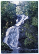 South Lanarkshire Waterfall Postcard - Strathaven Spectacle E'e Falls - Unposted