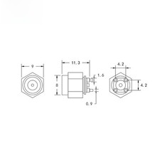Antenna Housing GNSS Quad
