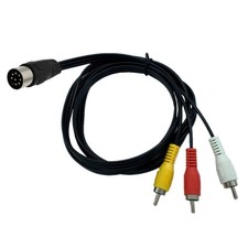 Din 8Pin to 3RCA Cable DIN 8Pin To 3RCA Audis Adapter Cable For Vintages Devices