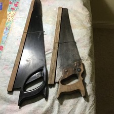 Two vintage Spear and Jackson cross cut saws 30 & 24 inches