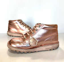 Ladies KICKERS Metallic Rose