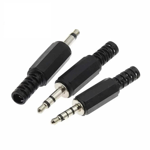 5pcs 5mm audio jack plug - 5pcs,