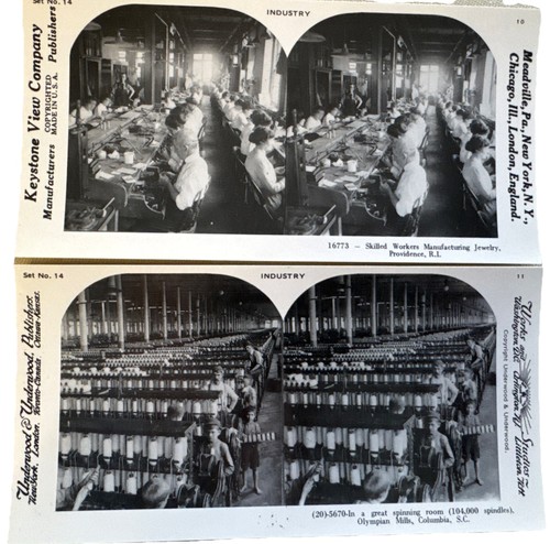 Vintage industry stereoview - vintage,