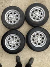 Set Of 4 Minilite 14” Alloy Wheels 5 x 130 Stud Pattern Porsche VW NSU