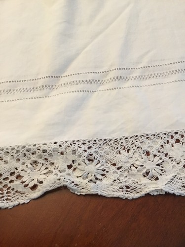 Large antique irish linen - irish,