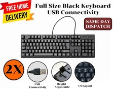 New USB Wired Keyboard Full