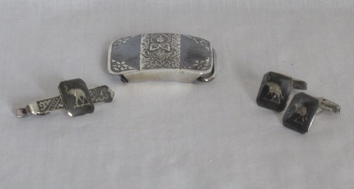 Belt tie tack - belt,, links