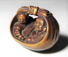 Japan antique Netsuke God