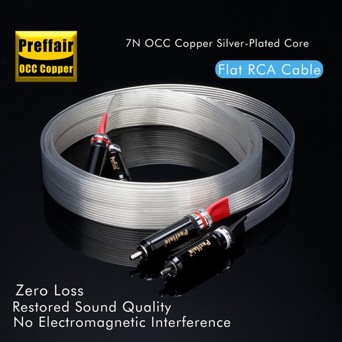 Occ silver plated rca cable - plated,