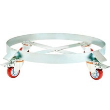 Uimoso 2PCS 55-Gallon Drum Dolly Heavy-Duty Barrel Cart with 1000lbs Capacity