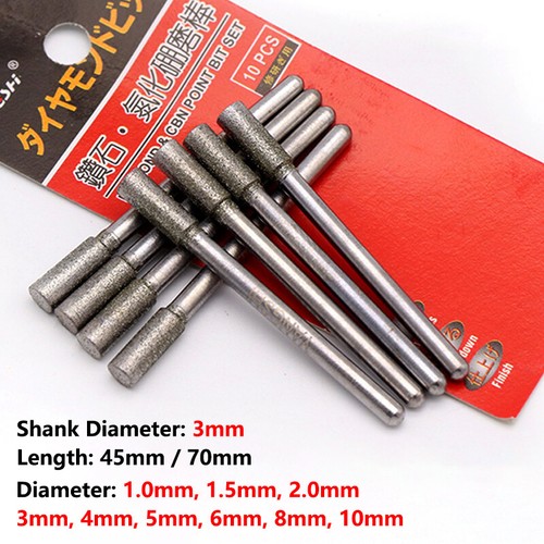 1mm 10mm diamond - 1mm, to