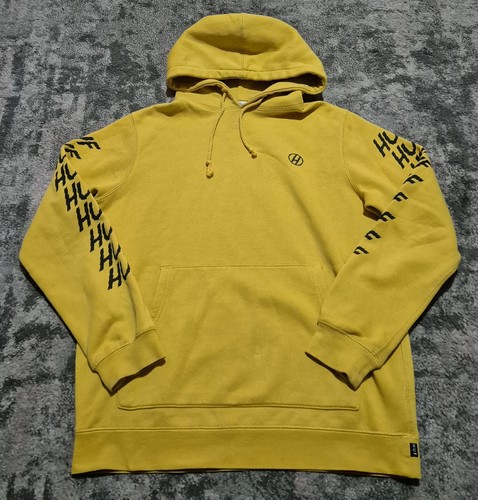 Huf yellow mustard hoodie - yellow/mustard,