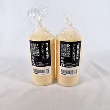 Ikea Candles x2,  15cm tall, plain, basic