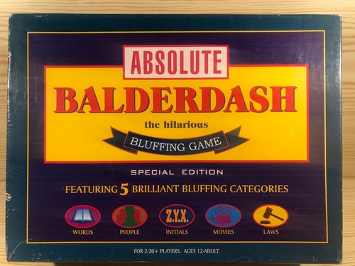 Balderdash board game the - board,