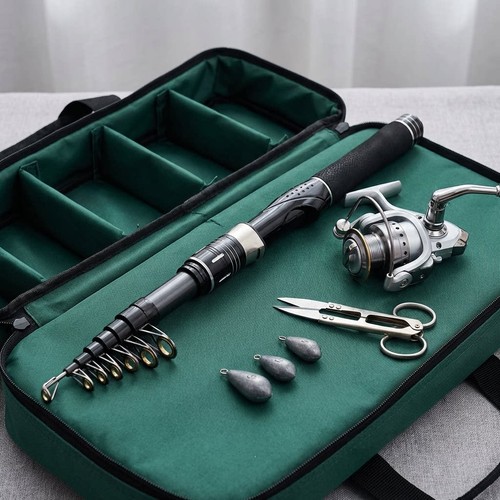 Carbon telescopic fishing rod - telescopic,