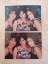 2x Charmed Promo Trading Cards P1 (1999) & P2 (2000) Inkworks