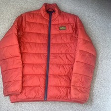 Barbour Fibre Down Red Boys Jacket Size M (estimated Age 10-11)