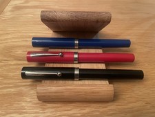 3 Pen Set of Sheaffer No Nonsense Fountain Pens Italic M, F, & B Nibs