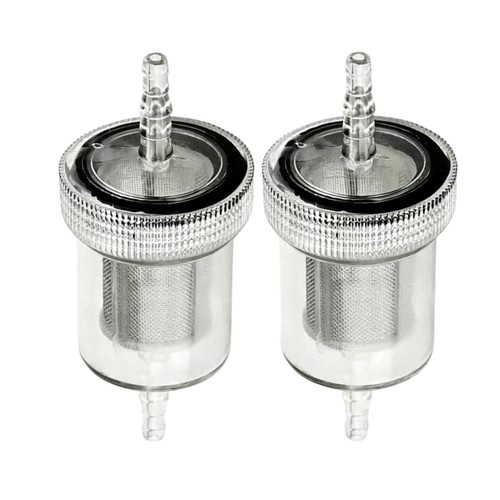 Clear inline filter - clear, mesh