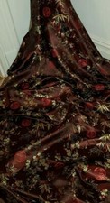 Maroon madalion  floral print