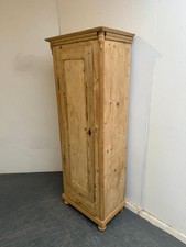 A Tall Narrow Antique /Old Pine Georgian Storage Cupboard to Wax/Paint