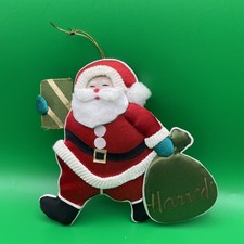 Vintage Harrods Flat Santa
