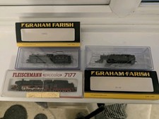 3x N Gauge Steam Locomotives Job Lot J39 Fairburn Tank And 7177 Non Runners