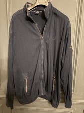 Paul and Shark Yachting  Jacket Mens 28 Pit To Pit (4XL) Full Zip Navy