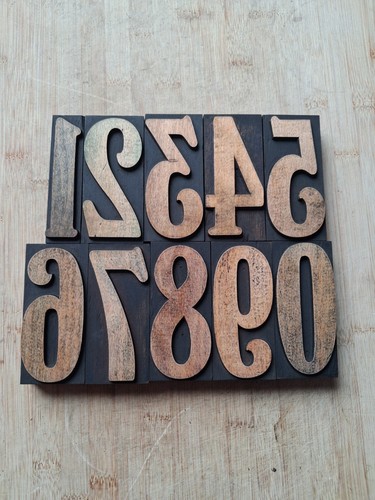 Wooden letterpress printing - wooden,