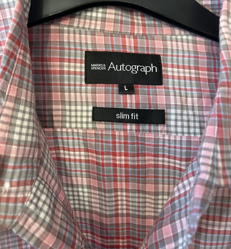 Autograph mens cotton - , checked