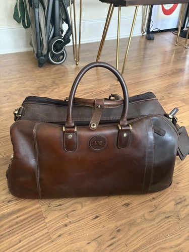 Jameson whiskey leather duffle