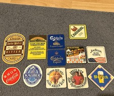 Various Vintage Beer Mats (12)