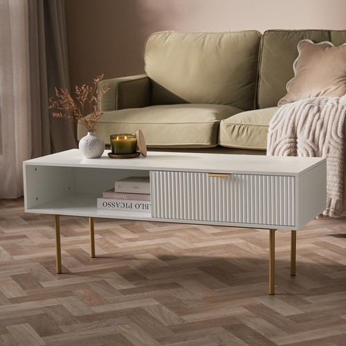 Ohs ribbed coffee table - ribbed,