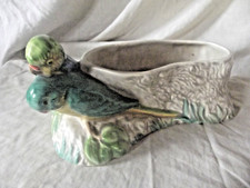 Antique Clarice Cliff Budgerigar / Love Birds Planter