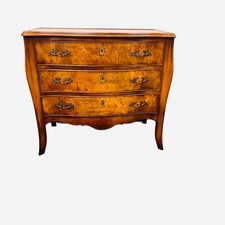 Burled Walnut Low Chest of