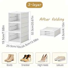 Clear Plastic Shoe Storage Box