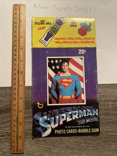Superman the movie 1978 topps - movie,