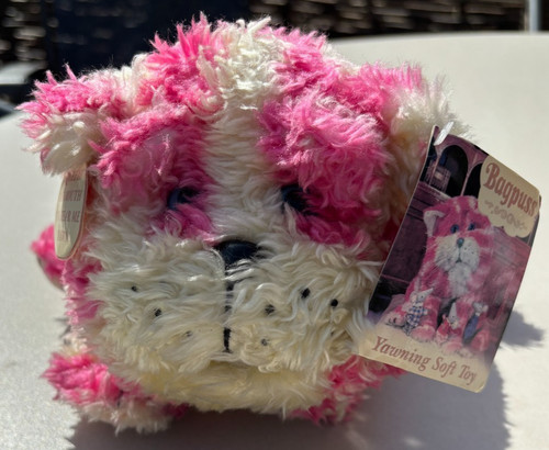 Bagpuss yawning soft toy - bagpuss,