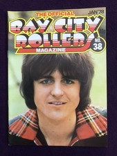 THE OFFICIAL BAY CITY ROLLERS MAGAZINE - No.38 January 1978 LIKE NEW CONDITION