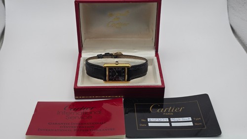 Must cartier tank 18ct gold - tank,
